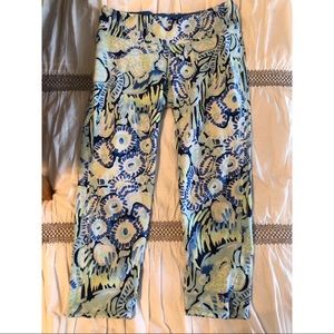 LILLY P Weekender Cropped Leggings in Sunset Swim